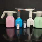 Medical spray bottle set.