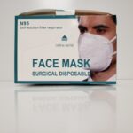 N95 disposable face mask.